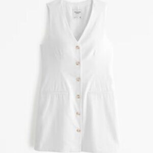 Mara Linen-Blend Vest Mini Dress